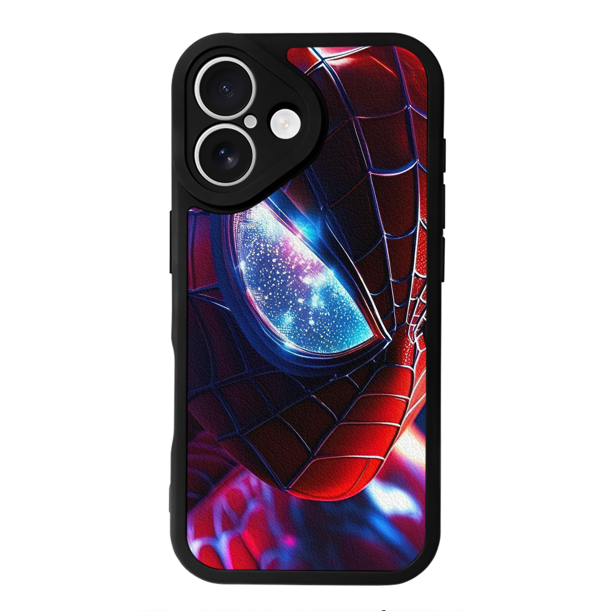 Spider Man スパイダーマン 【iPhone 16シリーズ対応】シリコンスマホケース（レザー調） 材質：シリコン